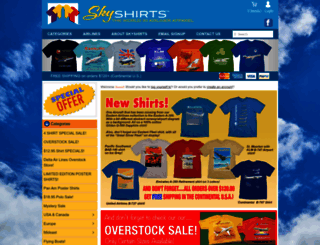 skyshirts.com screenshot