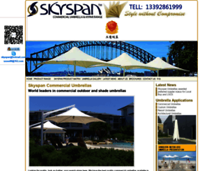 skyspan-umbrellas.com screenshot