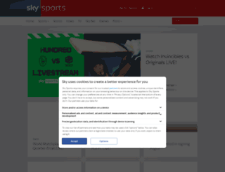skysports.co.uk screenshot