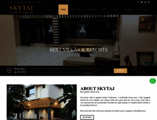 skytajvillas.com screenshot