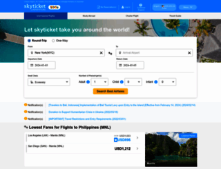 skyticket.com screenshot