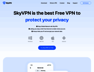 skyvpn.net screenshot