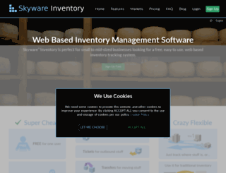skywareinventory.com screenshot