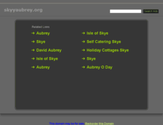skyyaubrey.org screenshot