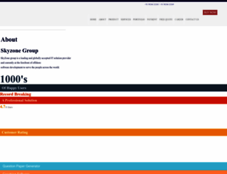 skyzonegroup.com screenshot