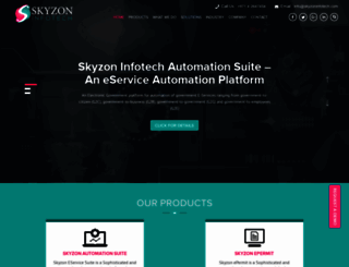 skyzoninfotech.com screenshot