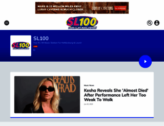 sl100.iheart.com screenshot