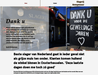 slagerijkempenaar.nl screenshot