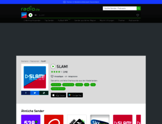 slam.radio.de screenshot
