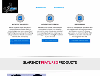 slapshotsignatures.com screenshot