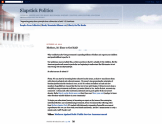 slapstickpolitics.blogspot.com screenshot