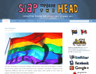 slapupsidethehead.com screenshot