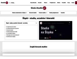 slask.studia.net screenshot