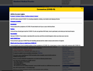 slatefordmedicalpractice.co.uk screenshot