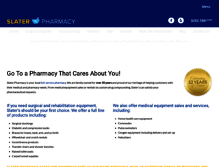 slaterpharmacy.com screenshot
