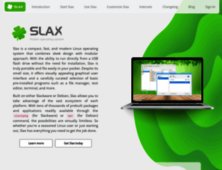 slax.org screenshot