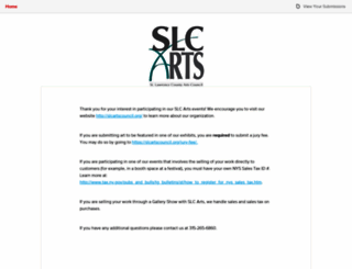 slcarts.submittable.com screenshot