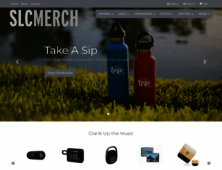 slcmerch.com screenshot