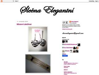 slecnaelegantni.blogspot.com screenshot