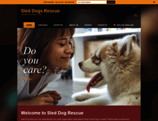 sled-dog-rescue.com screenshot