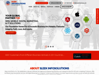 sleekinfosolutions.com screenshot