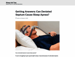 sleep-aid-tips.com screenshot