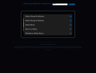 sleep-problems-nomore.com screenshot