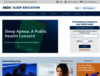 sleepcentral.org screenshot