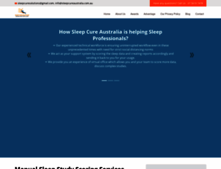 sleepcureaustralia.com.au screenshot