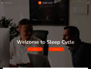 sleepcycleab.teamtailor.com screenshot