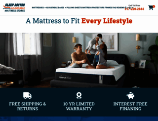 sleepdoctormattress.com screenshot