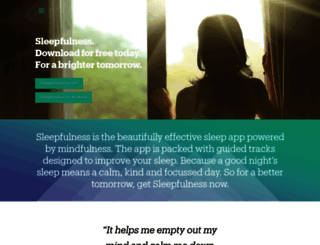 sleepfulnessapp.com screenshot