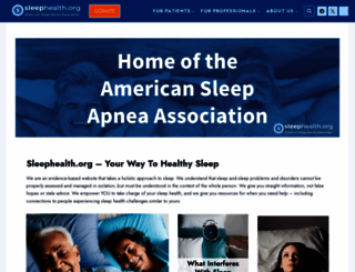 sleephealth.org screenshot