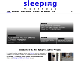 sleepingmattressreview.com screenshot