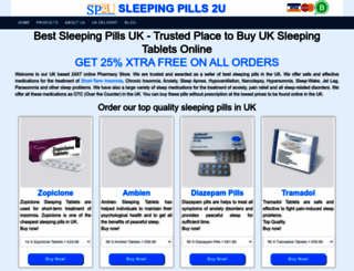 sleepingpills2u.com screenshot