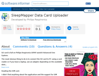 sleepmapper-data-card-uploader.software.informer.com screenshot