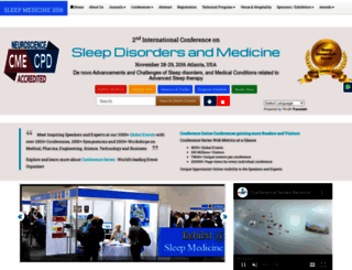 sleepmedicine.global-summit.com screenshot
