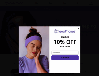 sleepphones.com screenshot