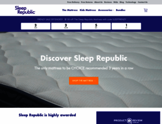 sleeprepublic.com.au screenshot