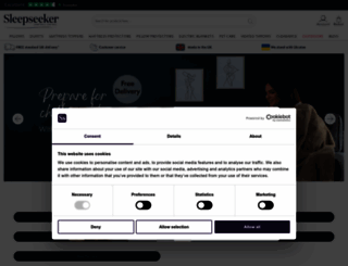 sleepseeker.co.uk screenshot