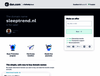 sleeptrend.nl screenshot