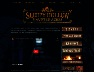 sleepyhollowhayride.com screenshot