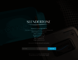 slendertone.com screenshot