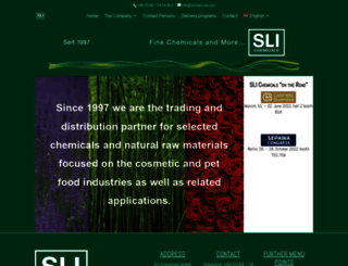 slichemicals.com screenshot