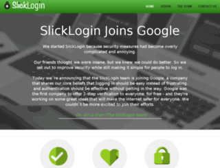 slicklogin.com screenshot