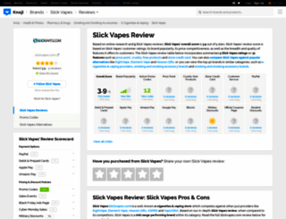 slickvapes.knoji.com screenshot