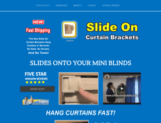 slideonbrackets.com screenshot