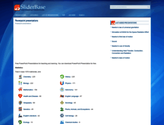 sliderbase.com screenshot
