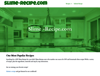 slime-recipe.com screenshot