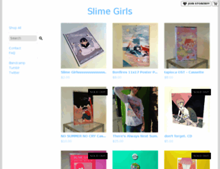 slimegirls.storenvy.com screenshot